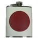 thumbnail image 2 of Simran HFFS-6198 Ajmer 6 oz.  Japanese Flag Genuine Leather Stainless Steel Flask, 2 of 2