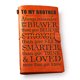 thumbnail image 1 of Libreta de cuero NNYTTK 'To My Brother' Hermanas Brothers Hermano Inspirador Grabado regalo Cuaderno Vintage cumpleaños, 1 of 3