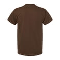 thumbnail image 2 of Unisex 5.2 oz., Comfortsoft® Cotton T-Shirt DARK CHOCOLATE 4XL, 2 of 4