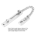 thumbnail image 1 of Lock Stainless Steel Durable Anti Theft Chain Lock  Security Guard Door Lock Latch Home Hotel, 1 of 8