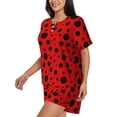 thumbnail image 2 of Xecao Ladybug Pattern print Swimsuit for women, Summer-ready, sporty style.Quick-dry fabric. Many sizes & colors., 2 of 9
