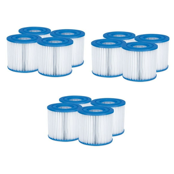 Summer Waves Replacement Type D Pool and Spa Filter Cartridge (12 Pack)