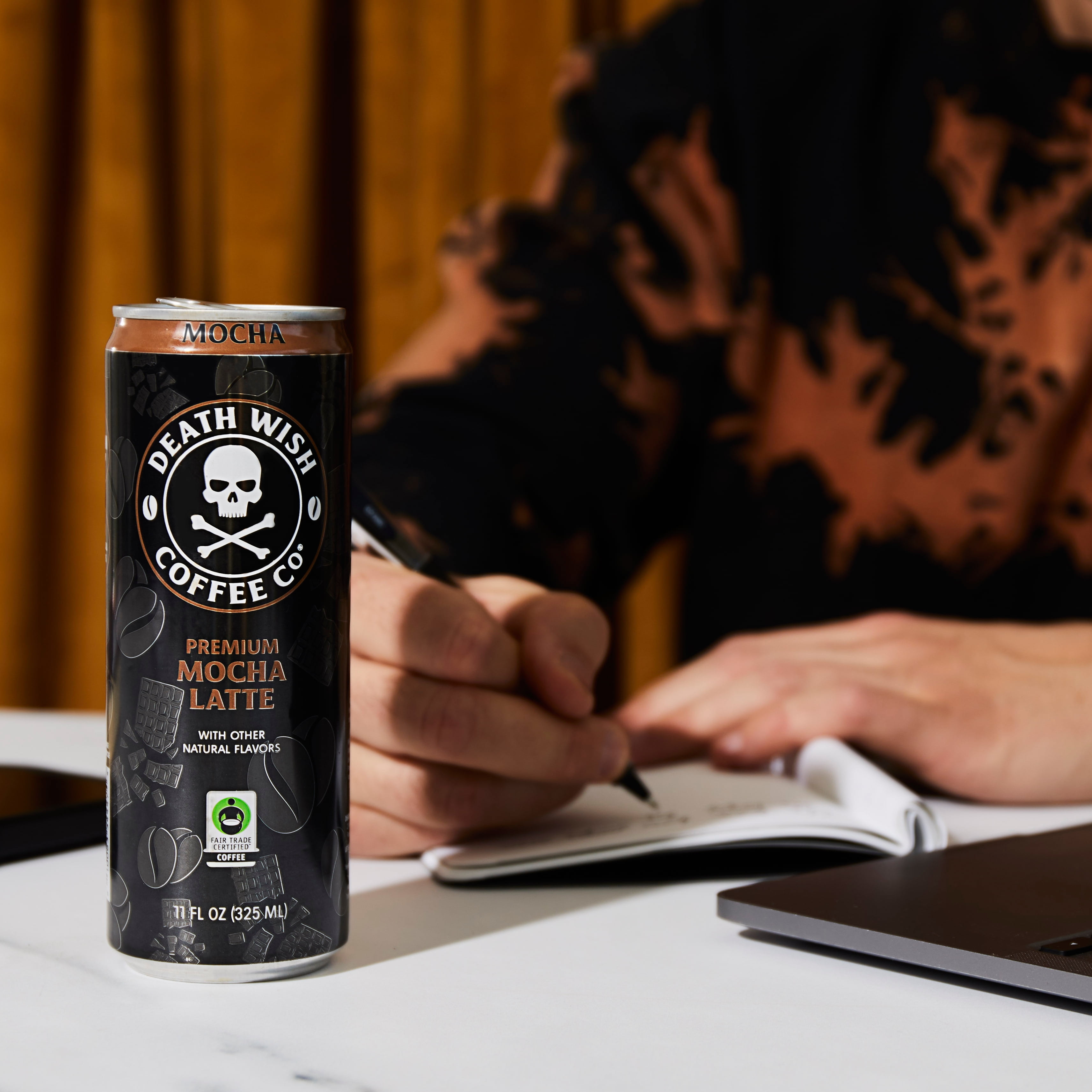 Death Wish Coffee Co., Premium Mocha Latte, 100% Colombian Cold