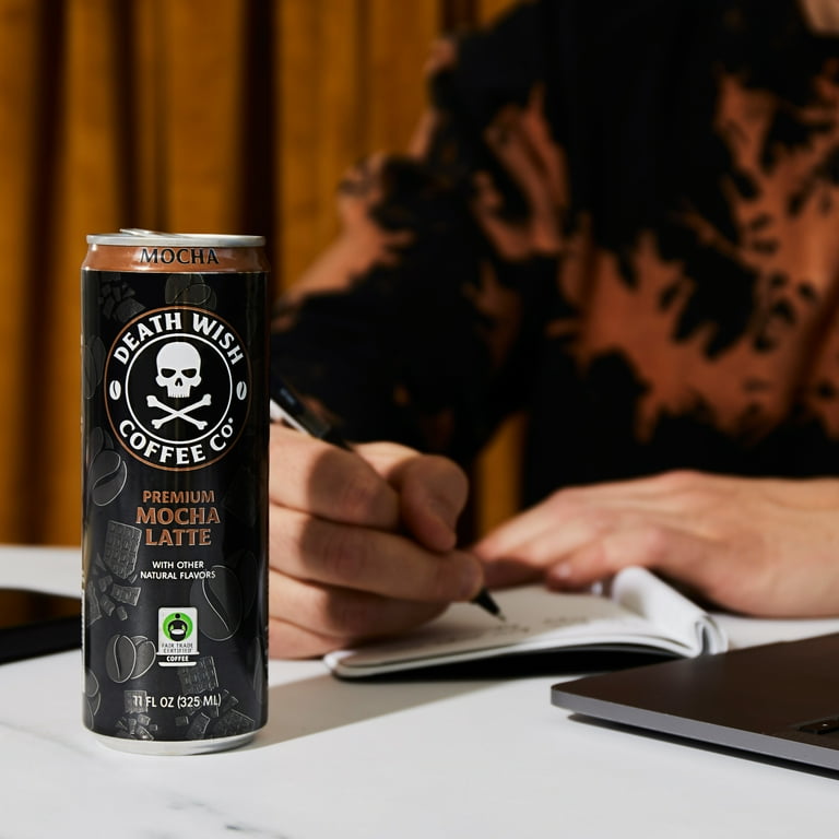 Death Wish Coffee Co., Premium Mocha Latte, 100% Colombian Cold