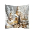 thumbnail image 5 of Christmas Shams Christmas Standard Pillow Cases, Ultra Soft Microfiber Pillowcases Standard, Christmas Snowflake Bed Pillow Covers, Fade Resistant, Easy Slip-On C, 5 of 6
