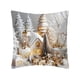 thumbnail image 2 of Herunwer Linen Plush Cartoon Snowman Print Pillowcase, Christmas Decorative Pillow Pillowcase (Without Pillow core), 2 of 6