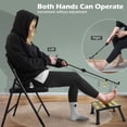 thumbnail image 4 of Foldable Extended Long Handle Toenail Clippers with Magnifier-4mm Wide Jaw & Ergonomic Design for Seniors, Arthritis& Limited Mobility | Heavy-Duty, No-Bend Trimming, Tool-Free Foldable (24" Black), 4 of 8