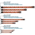 thumbnail image 3 of Buckle-Down Pet Collar, Dog Collar Plastic Buckle, Hot Dogs Buffalo Plaid White Red, 8.5 to 12 Inches 0.5 Inch Wide, 3 of 8