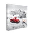 thumbnail image 3 of Stupell Industries Red Truck at Barn Transportation Painting Gallery Wrapped Canvas Print Wall Art, 30 x 30, 3 of 7