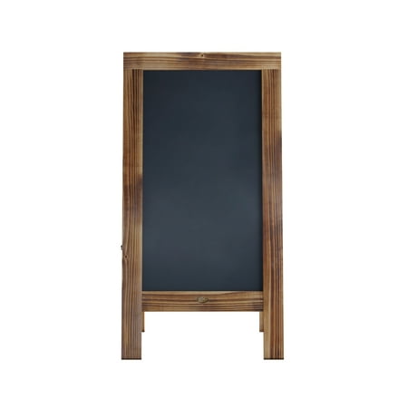 Alamont Home - Canterbury 20"W x 2-26"D x 40"H Magnetic A-Frame Chalkboard - Rustic Brown