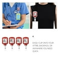 thumbnail image 3 of unbranded 4Ud Badge Reel Rojo Para Uso En Oficinas Y Hospitales Con Clip Y Duradero, 3 of 8