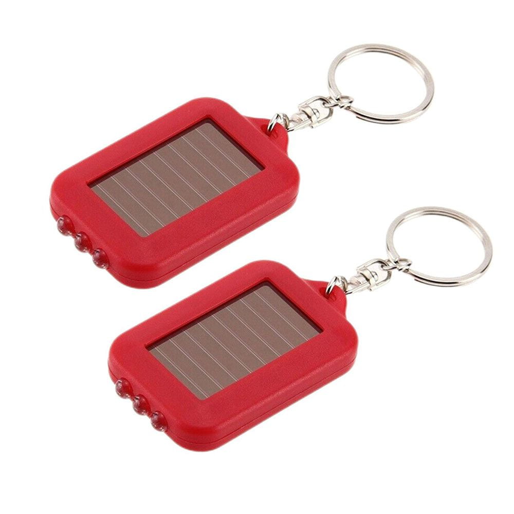 Portable Rechargeable Keychain Solar Power Mini Light Keychain
