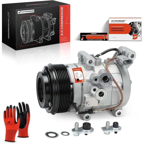 A-Premium Air Conditioner AC Compressor with Clutch Compatible with Toyota Tacoma 2016-2020 2.7L 3.5L