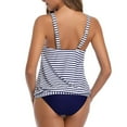 thumbnail image 2 of Kawell Two Piece Blouson Tankini Swimsuits for Women Modest Bathing Suits Loose Fit Swimwear, 2 of 6
