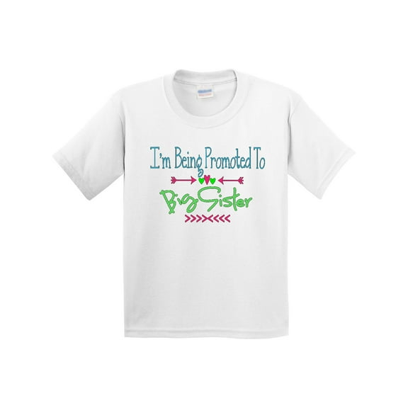 Inktastic I'm Being Promoted to Big Sister Youth T-Shirt
