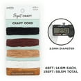 thumbnail image 3 of Craft Cord for Jewelry Making, & Arts and Crafts, 12-Pieces, 3 of 5