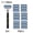1 handle + 18 blades, variant on 2+24 6-blade, 1+18 6/7-blade Men's Safety Razor, 45° Articulated Head, Scratch-resistant 6/7-layer Stainless Steel Blades, for Both Wet and Dry Use, Convenient Manual Shaver for Men