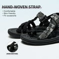 thumbnail image 4 of MEGNYA Hiking Sandals for Women, Comfortable Walking Flip Flop Sandals with Arch Support, Athletic Sandals with Hook and Loop Straps for Beach Vacation Adventure, 4 of 8