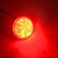 thumbnail image 2 of 2PC Red 24 LED Round Reflectors Tail Brake Stop Marker Light Lamp Motorcycle ATV, 2 of 5