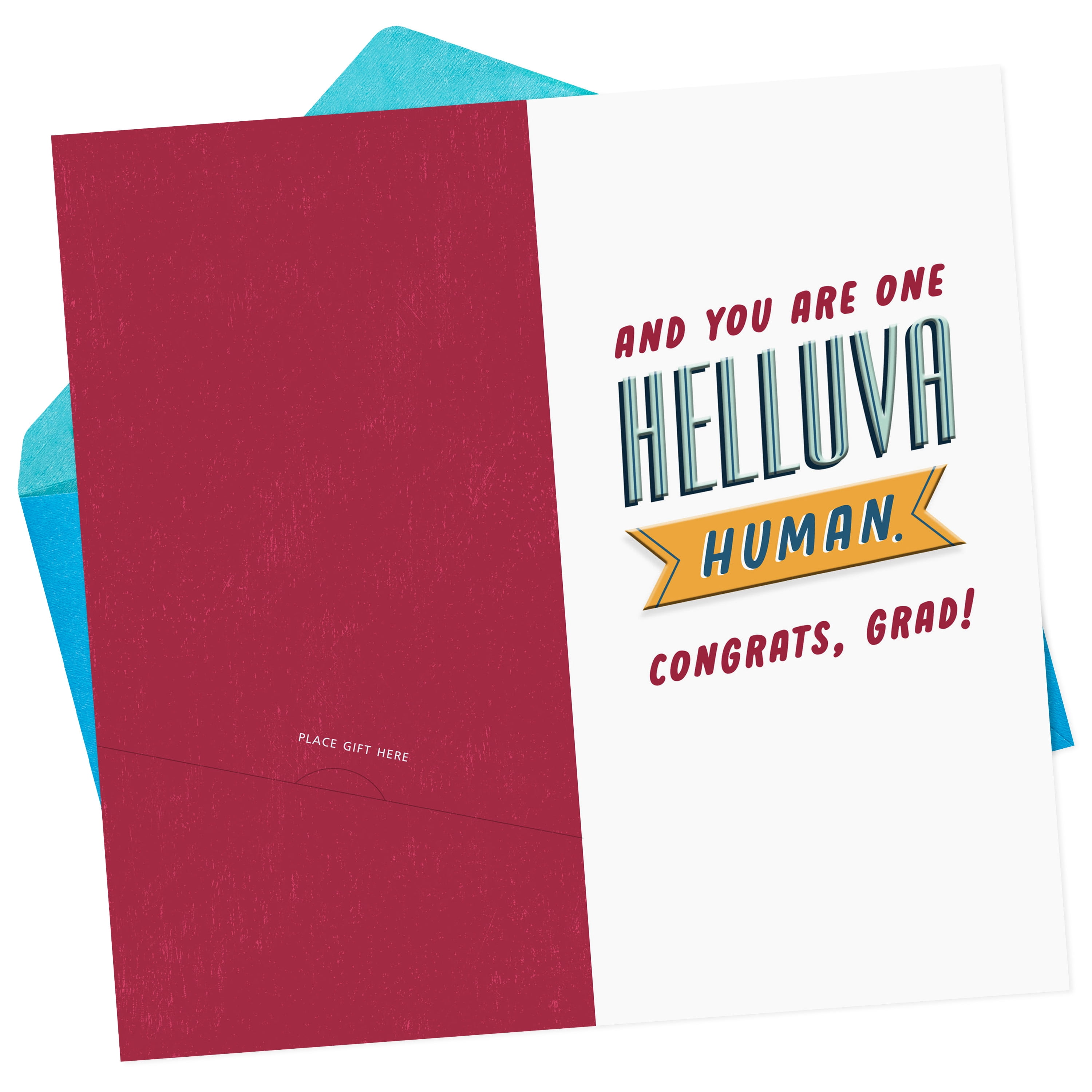 Hallmark Money Holder Graduation Card (One Helluva Big Deal)