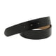 thumbnail image 1 of de correa de material cuero informal Longitud de correa 120 cm Ancho 3,3 cm Pretina , negro Correa de cinturón negro BLESIY Cinturones de vestir casuales para hombre, 1 of 8