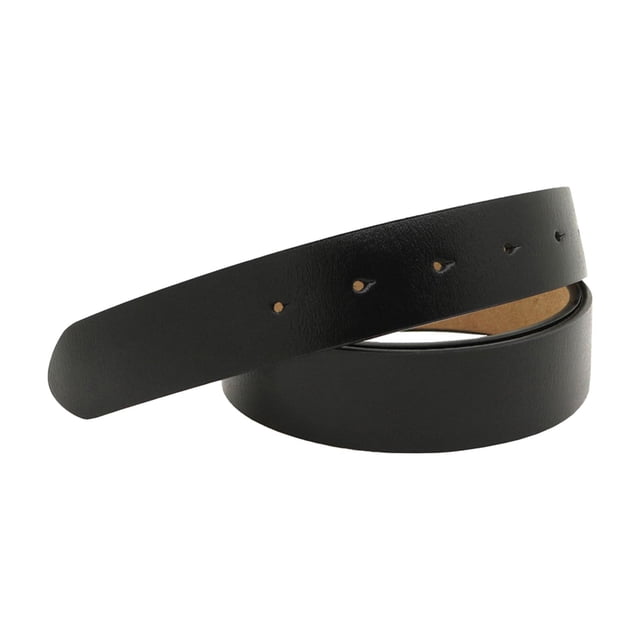 Correa de cuero casual para hombres Cinturón de vestir para pantalones o jeans Longitud 120 cm Ancho Correa de cinturón negro Colcomx Cinturones de vestir casuales para hombre