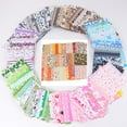 thumbnail image 3 of 50Pcs 10x10cm Printed Cloth Handmade Patchwork Quilting Patchwork Doll Clothing Sewing Fabric Sewing Craft Supplies, 3 of 7