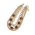 thumbnail image 2 of Collar multicapa Vintage para ceremonia de boda, colgante de clavícula ajustable de 3 capas, joyería para aniversario, regalo de vacaciones Ropa, zapatos y accesorios Miscelánea Gouden Luipaard Sonducket AP011349-01, 2 of 6