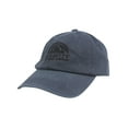 thumbnail image 1 of Gravity Outdoor Co. Pigment Dyed Adjustable Baseball Cap - Black Logo - Navy, 1 of 2