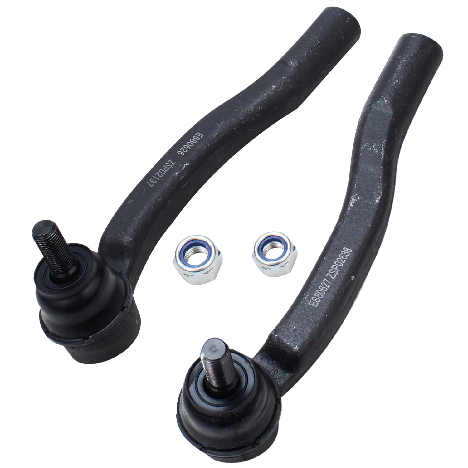 Detroit Axle - Front Tie Rods w/Boots Sway Bars Lower Ball Joints Replacement for 2004 2005 2006 2007 2008 2009 2010 Toyota Sienna