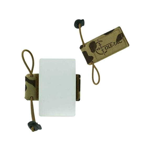 Cole-Tac Cheat Sheet V2 Scope Mounted DOPE Chart Reader Multicam