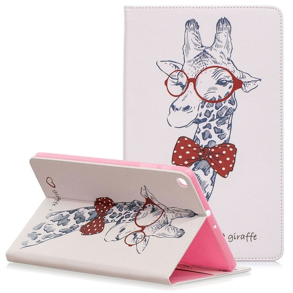 Galaxy Tab A 10.1 2019 Case SM-T510 T515, Allytech Premium PU Leather Slim Fit Folio Stand Soft TPU Back Cover for Samsung Galaxy Tab A 10.1 Inch 2019 Released, Giraffe