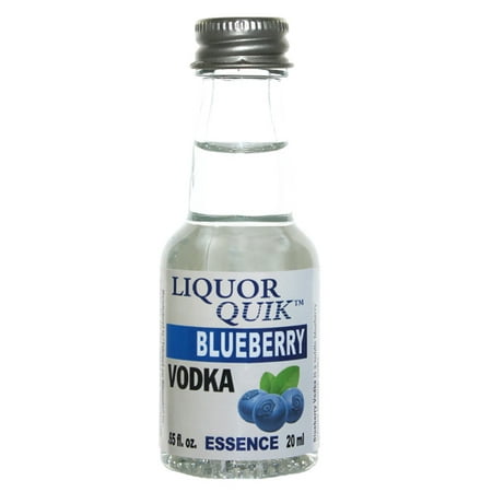 Liquor Quik Natural Vodka Essence 20 mL (Blueberry (Best Selling Flavored Vodka)