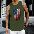 thumbnail image 2 of KPOPLK Men's Beach Tank Tops with Fringe Details: Bohemian, Stylish and Great for a Relaxed Summer Look XL Green, 2 of 4