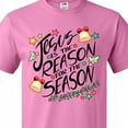 thumbnail image 4 of Inktastic Jesus is the Reason for the Season Christmas Bells and Stars T-Shirt, 4 of 5