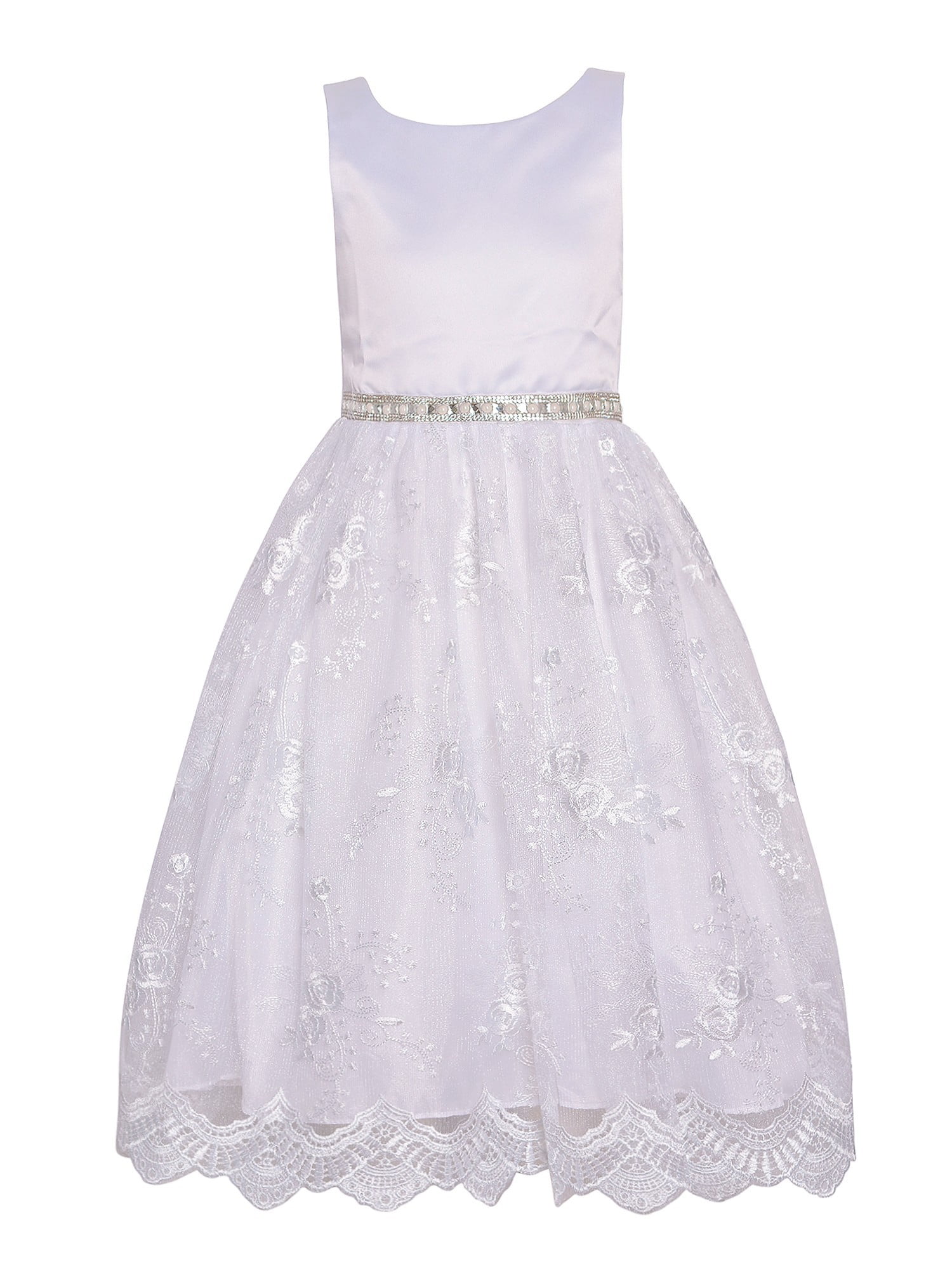 white christmas dress girls