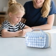 thumbnail image 2 of Large Capacity Pencil Case Pouch, Handheld-Portable Pencil Bags with Zipper, Elegant Pencil Pouch with Mult Compartments, Magnetic Closure Pencil Pouch Organizer, Pencil Box for Teen Adults, 2 of 6