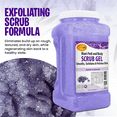 thumbnail image 6 of SPA REDI - Exfoliating Scrub Pumice Gel, Lavender and Wildflower, 128 Oz - Manicure, Pedicure and Body Exfoliator Infused with Hyaluronic Acid, Amino Acids, Panthenol and Comfrey Extract, 6 of 7