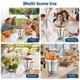 thumbnail image 5 of Soup Chafer 11QT Large Capacity Soup Chafer Sets of 2, Stainless Steel Round Soup Warmer w/Pot, Notched Lid & Fuel Holder, Catering Marmite for Party, Buffet, Event & Commercial Food Service, 5 of 8