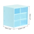 thumbnail image 2 of Uxcell Cosmetic/Makeup Organizer Box, 6 Drawers for Cosmetics Bathroom, Light Blue, 2 of 5
