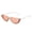 Red, variant on Rhinestone Half Frame Sunglasses For Women With Diamonds UV400 Protection Vintage Style