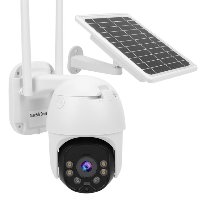 Cámara Solar, Monitor De Seguridad Para El Hogar CCTV Para Exteriores, Metal Y Plástico Para Entradas De Jardín Entradas Para El Hogar