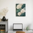 thumbnail image 5 of Abstract Floral Canvas Wall Art – Modern Neutral Flower Canvas Painting, Printed Botanical Wall Art, Minimalist Leaf Texture Artwork, 5 of 7