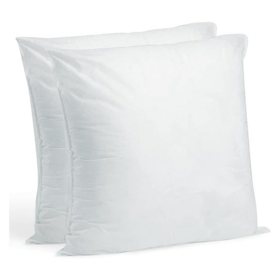 Pillow Insert 18" x 18" Polyester Filled Standard Cover (2 Pack) 18"x18"