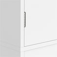 thumbnail image 4 of Topeakmart Free-Standing Over-the-Toilet Storage with Double Doors and 2 Open Shelves for Bathroom, White, 4 of 10