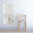 thumbnail image 2 of SLYNSHome 12 Pcs Hexagon Acrylic Mirror,Self Adhesive Mirror Tiles,Flexible Plastic Mirror Sheets Wall Stickers,Frameless Small Mirror Stickers for Home Wall Decor, 2 of 5