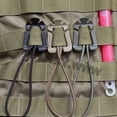 thumbnail image 4 of Tnobhg 2Pcs Hanging Buckle Backpack Tactical Gear Clip Durable Lightweight Elastic Rope Buckle for Outdoor Camping, 4 of 8