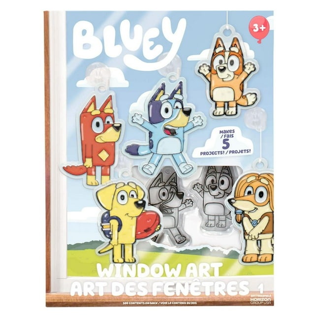 Bluey Window Art