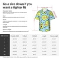thumbnail image 6 of Lsque Avocado and Hearts pattern Hawaiian Shirt for Men, Unisex Summer Beach Casual Short Sleeve Button Down Shirts-Medium, 6 of 9
