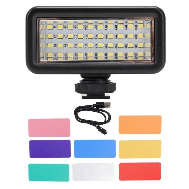 Luz de relleno impermeable, luz de relleno para cámara de movimiento, luz de video LED para cámara, luz de relleno para cámara de movimiento, diseño revolucionario